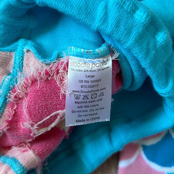 Mermaid Doodle Pants -18m to 2T - Picture 5 of 5